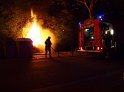 Brand Sperrmuell Koeln Vingst Oranienstr P14